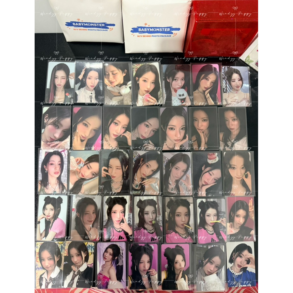 THẺ ẢNH ASA BABYMONSTER CHÍNH HÃNG ALL ĐỢT ALBUM CÓ SẴN