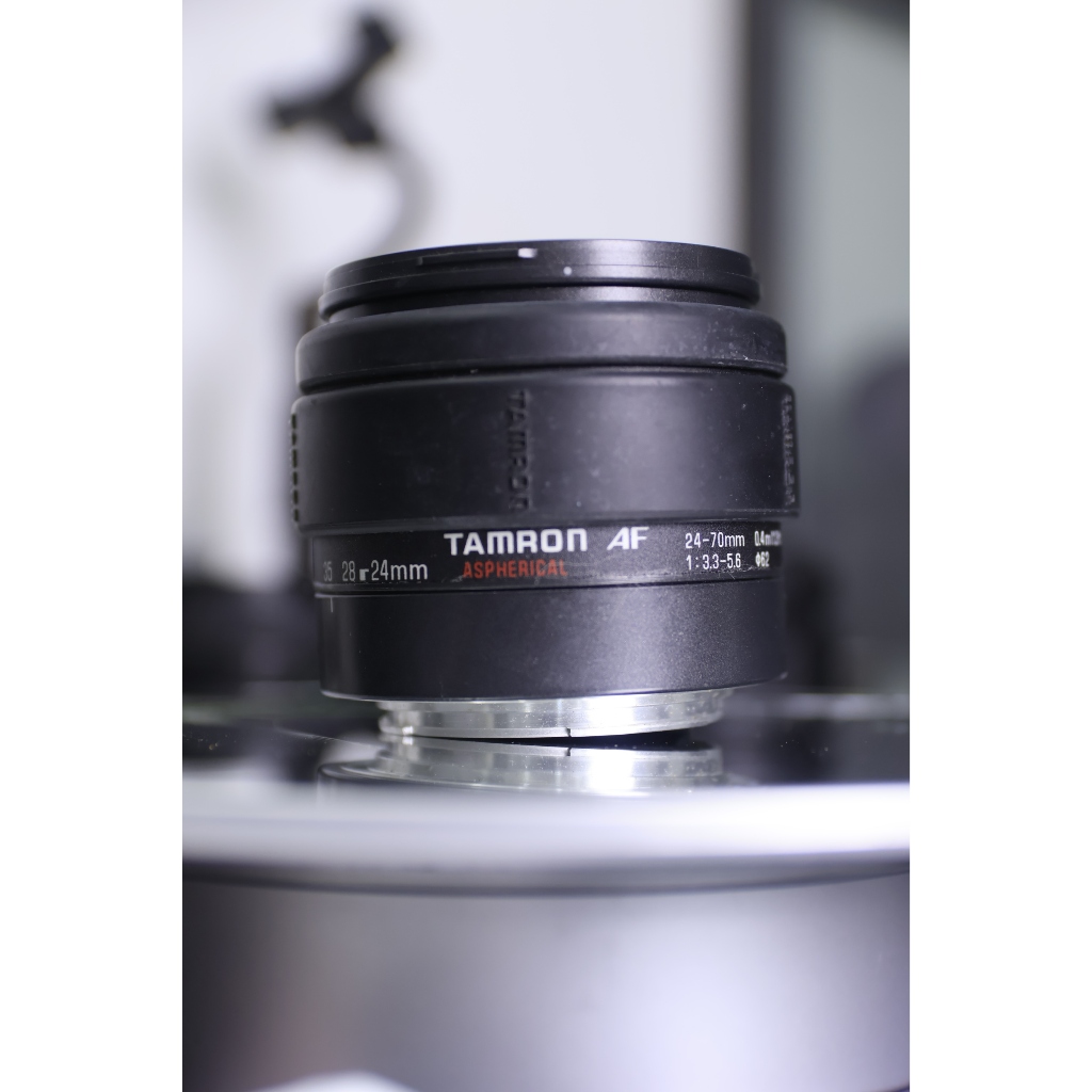 Lens canon ef tamron 24-70mm  f3.5-5.6 ( thấu kính 92% AF và khẩu độ ok ) - full frame and crop - Ống kính Canon EF