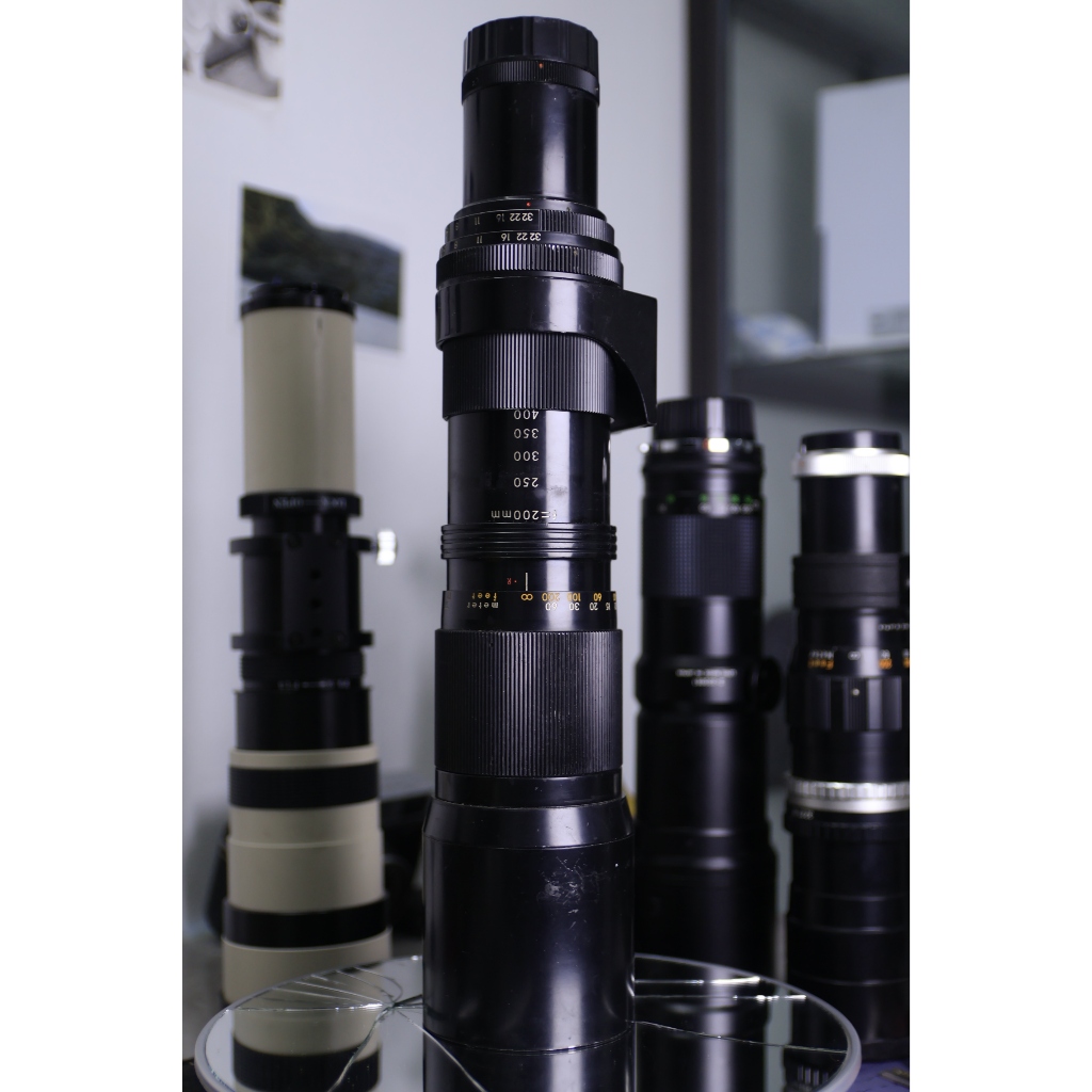 Ống kính zoom tele chưa xác định, thấu kính tương đối đẹp - Lens máy ảnh