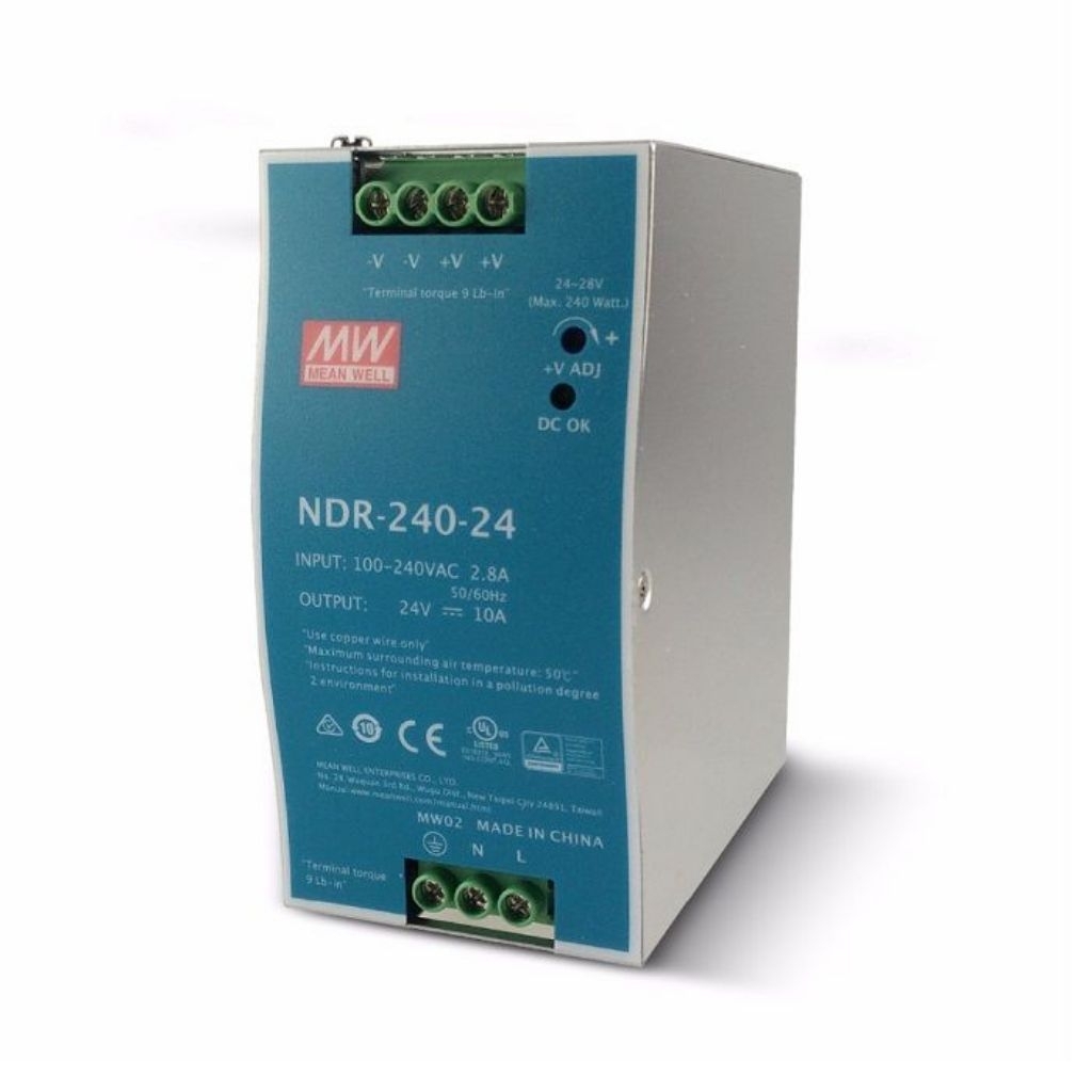 Bộ nguồn Meanwell NDR-240-24 (240W 24V 10A)
