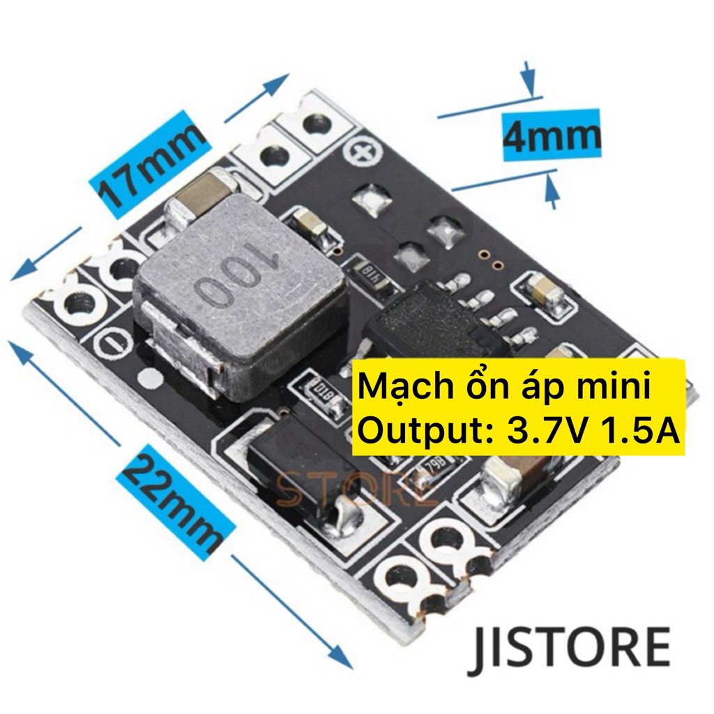 Mạch ổn áp 3.7V 10W DC-DC Output 3.7V max 3A 10W Step Down Module UBEC Input 5V-26V