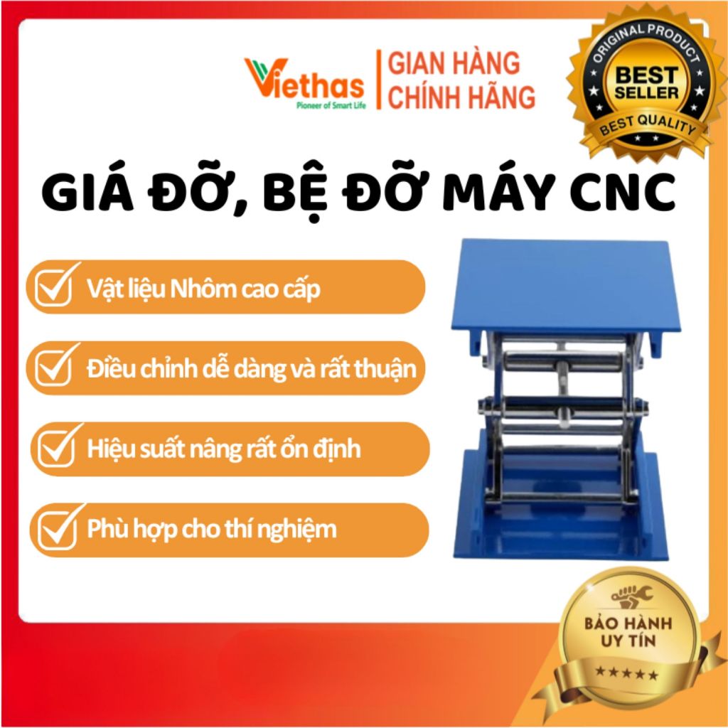 Giá đỡ, bệ đỡ máy CNC, laser, bộ tăng giảm độ cao khi khắc