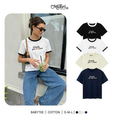 Áo Thun Babytee Cotton Nam Nữ SIMPLY Phông Tay Lỡ Unisex Cổ Tròn Chính Hãng | LocalBrand M STUDIO