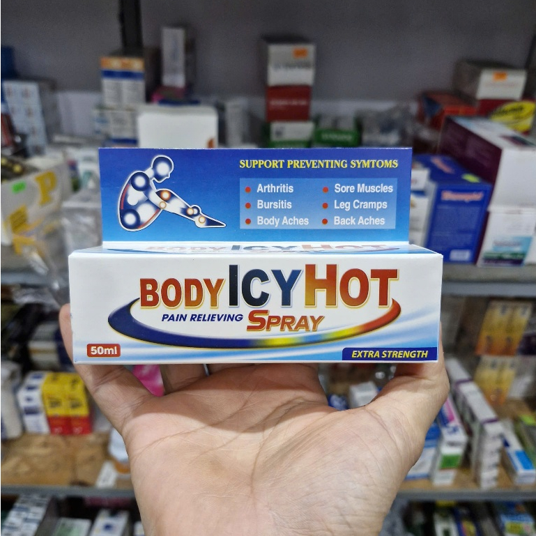 Body Icy hot dạng xịt ngăn ngừa các chứng đau nhức,bong gân