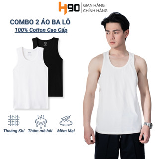 COMBO 2 Áo Ba Lỗ Nam H90 Chất Cotton Siêu Mềm, Co Giãn, Thấm Hút Mồ Hôi Cực Tốt BLT01
