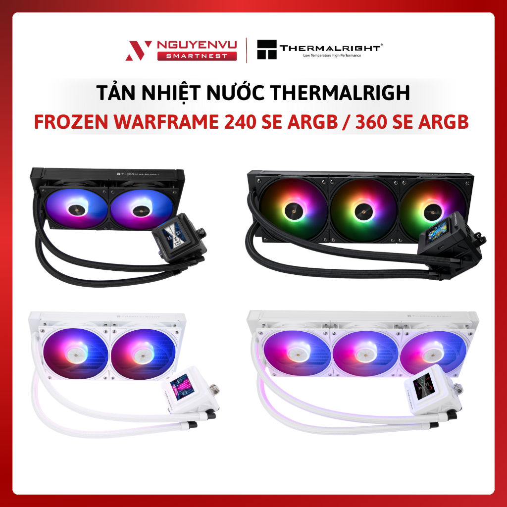 Tản nhiệt nước Thermalright Frozen Warframe 240 SE ARGB / Frozen Warframe 360 SE ARGB | BẢO HÀNH 24 