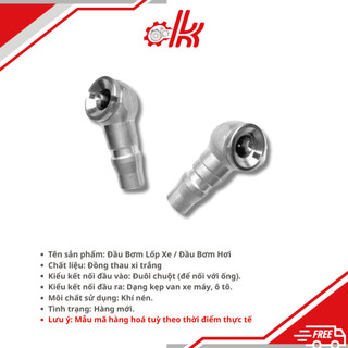 Đầu bơm xe xi thau- Phụ kiện rửa xe, đầu bơm xe máy