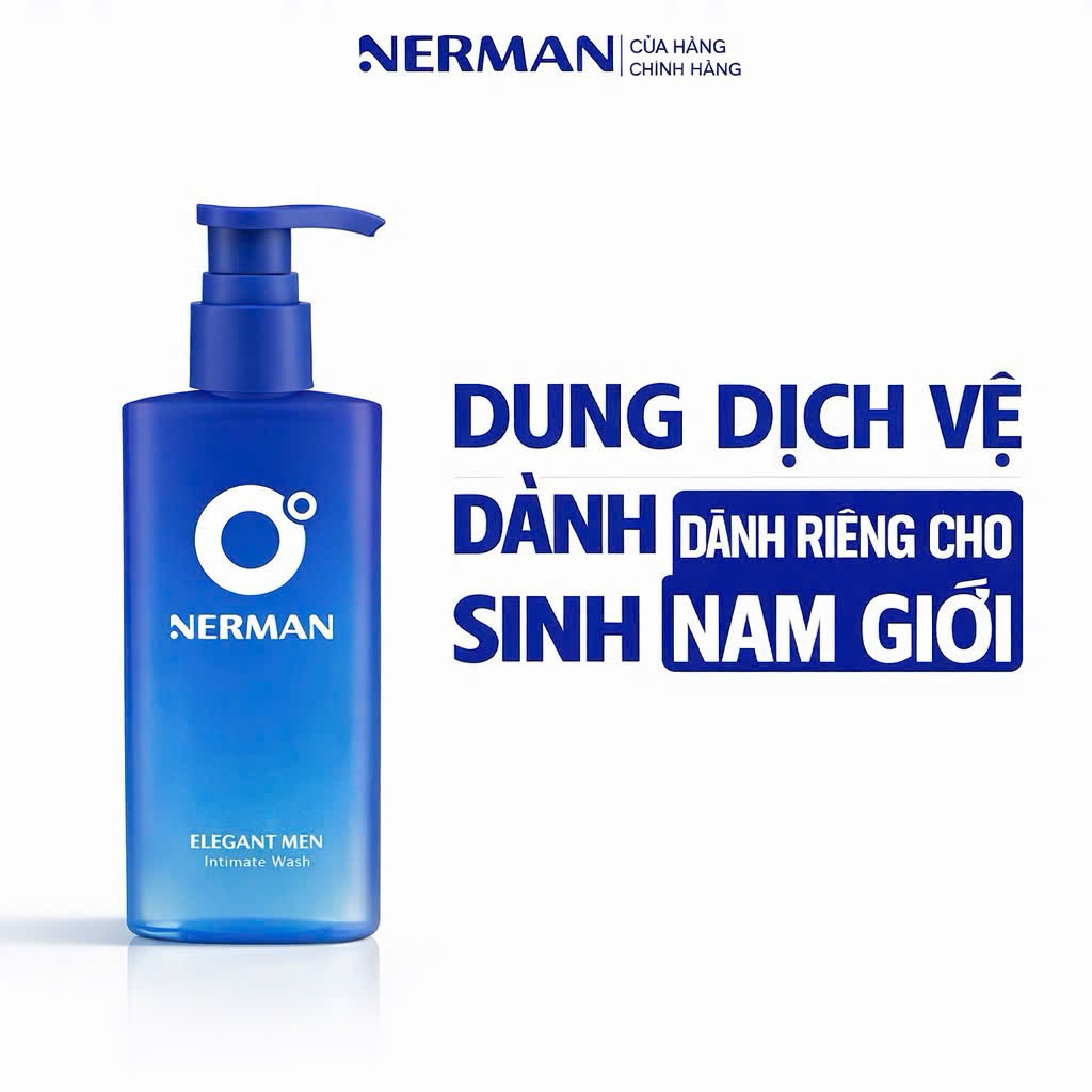 Dung dịch vệ sinh nam giới Nerman Elegent Men Nerman hương nước hoa 100ml/ chai