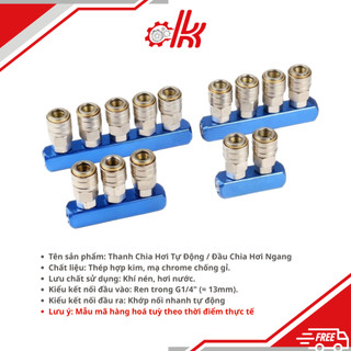 Đầu chia hơi nối nhanh (TQ)