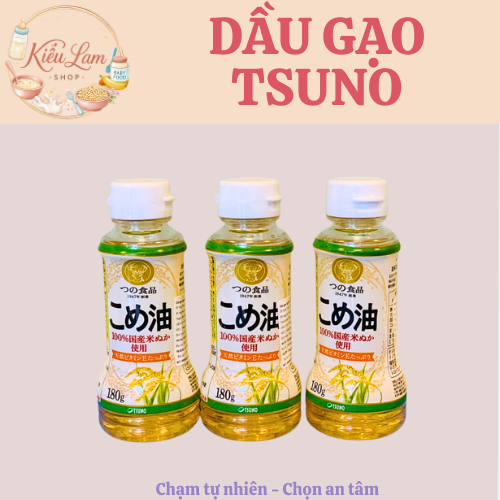Dầu gạo Tsuno 180g Nhật Bản