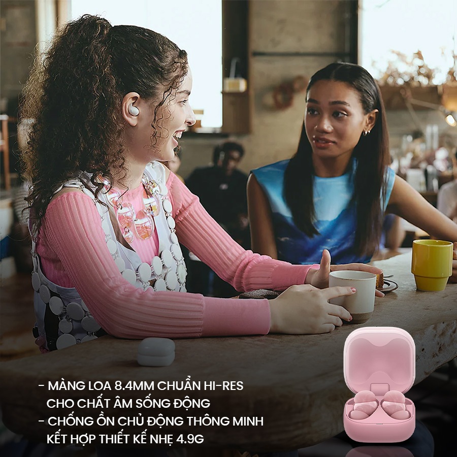 Tai nghe bluetooth Sony LinkBuds Fit WF-LS910N màng loa 8.4mm chuẩn Hi-Res, chống ồn chủ động | BigBuy360 - bigbuy360.vn