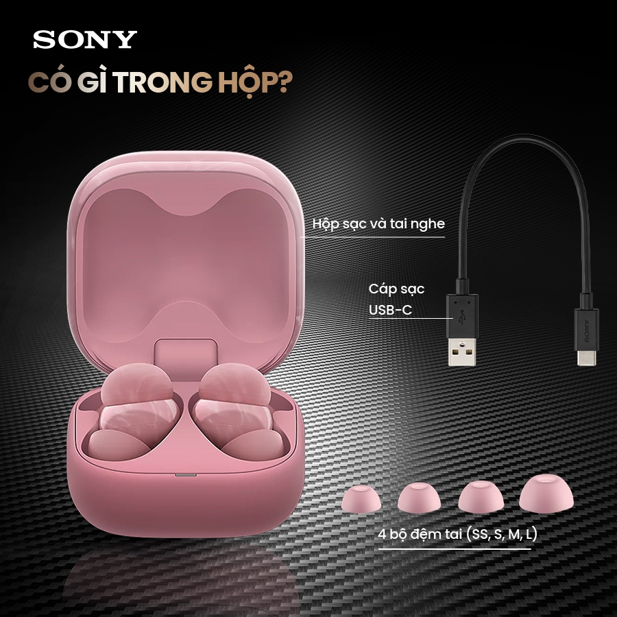 Tai nghe bluetooth Sony LinkBuds Fit WF-LS910N màng loa 8.4mm chuẩn Hi-Res, chống ồn chủ động | BigBuy360 - bigbuy360.vn