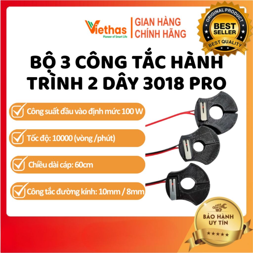 Bộ 3 công tắc hành trình 2 dây Cho máy khắc CNC 3018 Pro