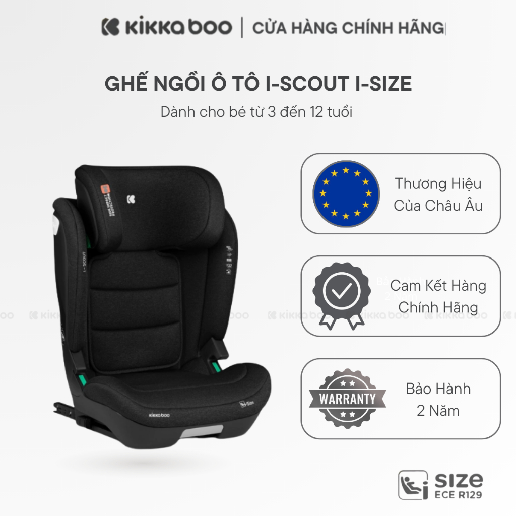 Ghế Ngồi Ô Tô Cho Bé I-SCOUT I-SIZE