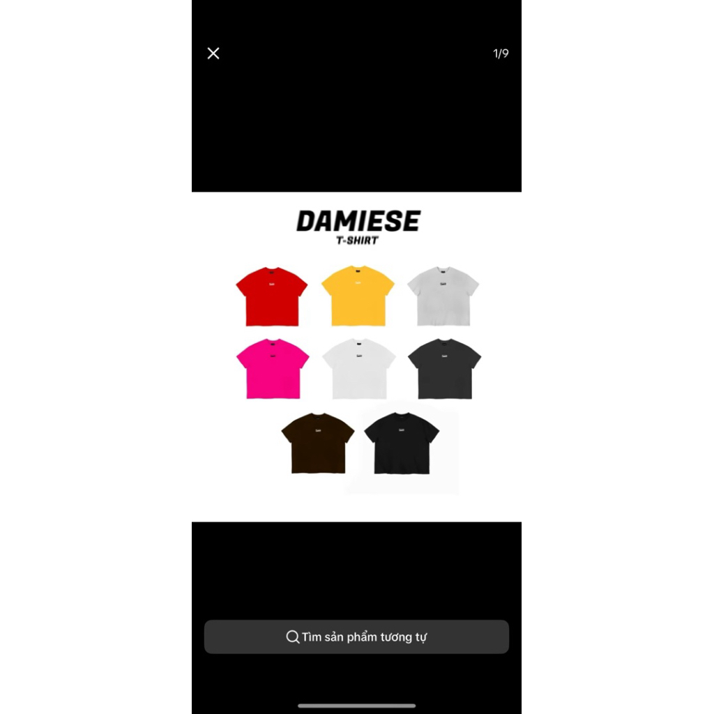 pass áo thun boxy thêu damiese size M màu hồng