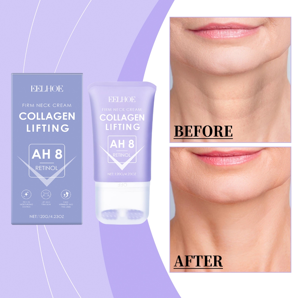 EELHOE Kem Dưỡng Cổ Retinol Collagen Xóa Mờ Nếp Nhăn Chống Lão Hóa 120g
