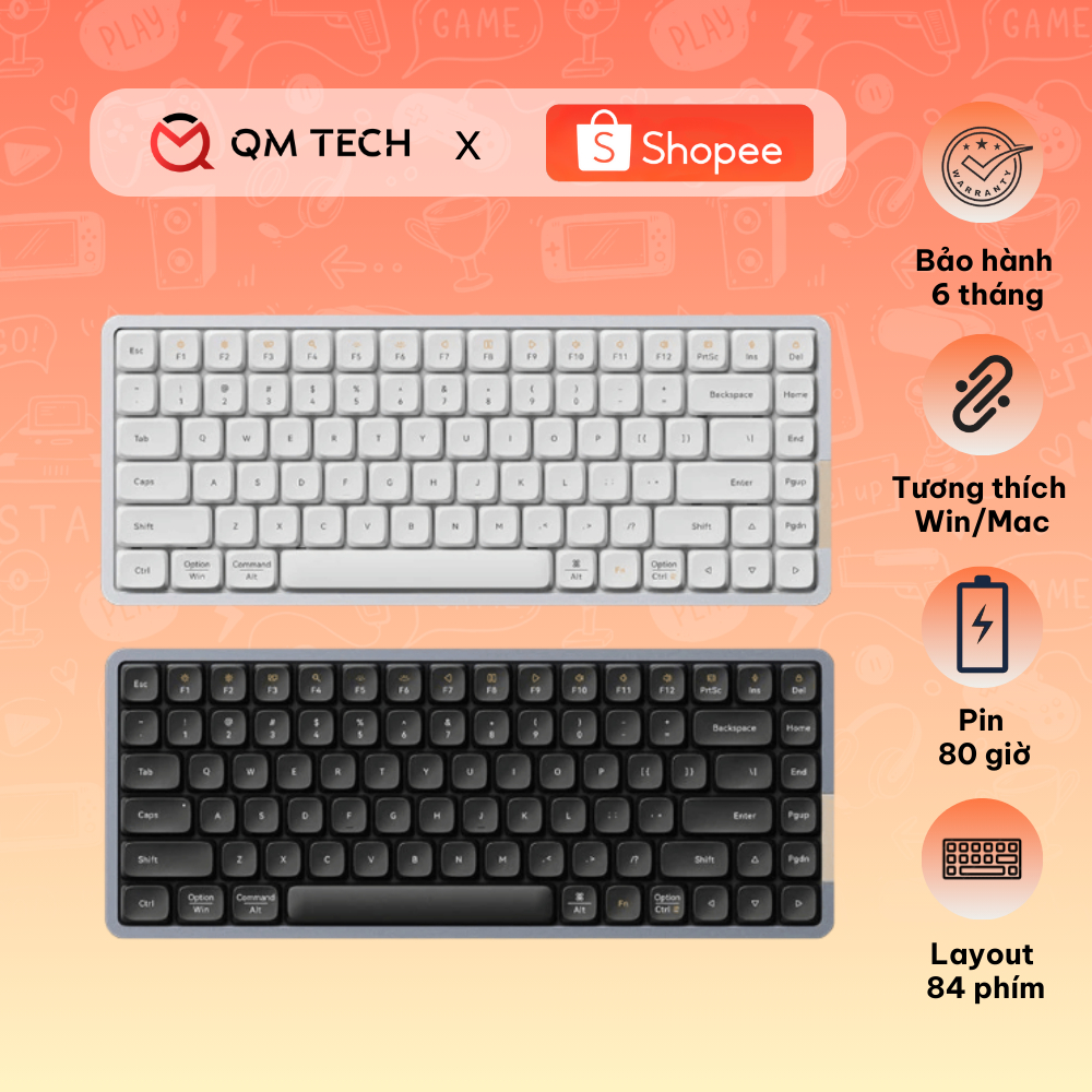 Bàn phím cơ không dây Lofree Flow / Flow Lite 84 - QMTECHSTORE