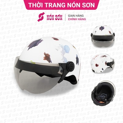Mũ bảo hiểm có kính NÓN SƠN chính hãng BKP-TR131