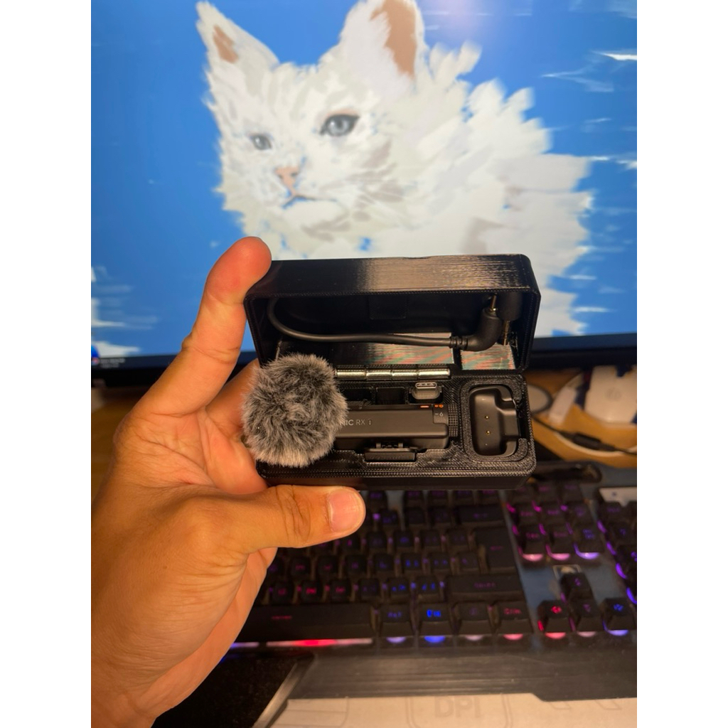 DJI Mic Mini - Hộp đựng DJI Mic Mini bản đơn - kiểu dáng hộp thiết kế theo bản combo của Mic Mini - 