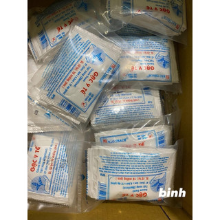 Gạc Y tế 5x6.5 12 lớp, bịch 12 miếng tiệt trùng