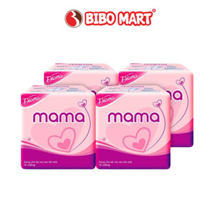 Băng Vệ Sinh Diana Mama Cho Mẹ Sau Sinh Mềm Mại Êm Ái Thấm Hút Tốt Bịch 12 Miếng - Bibomart