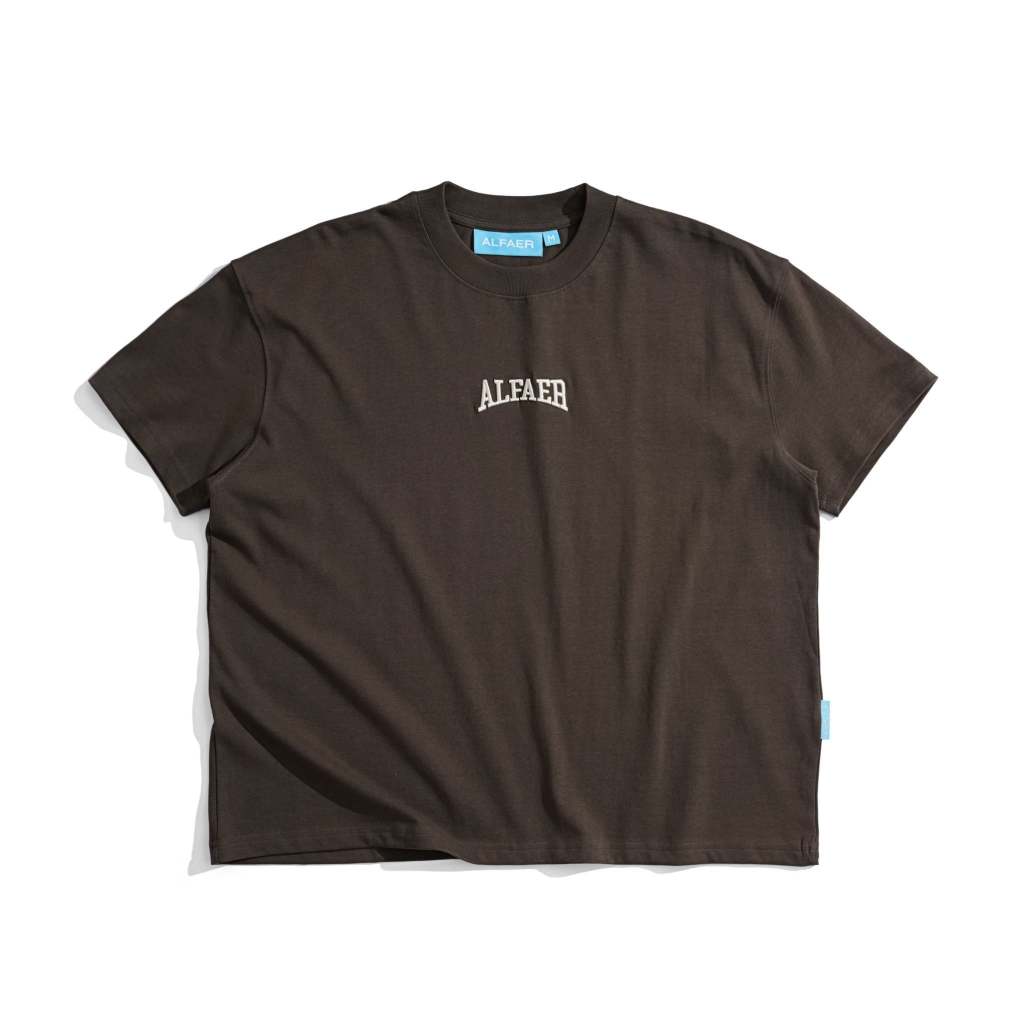 ÁO "ALFAER" BIG LOGO T-SHIRT - BROWN