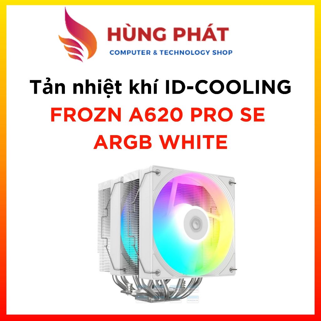Tản nhiệt khí ID-COOLING FROZN A620 PRO SE ARGB WHITE
