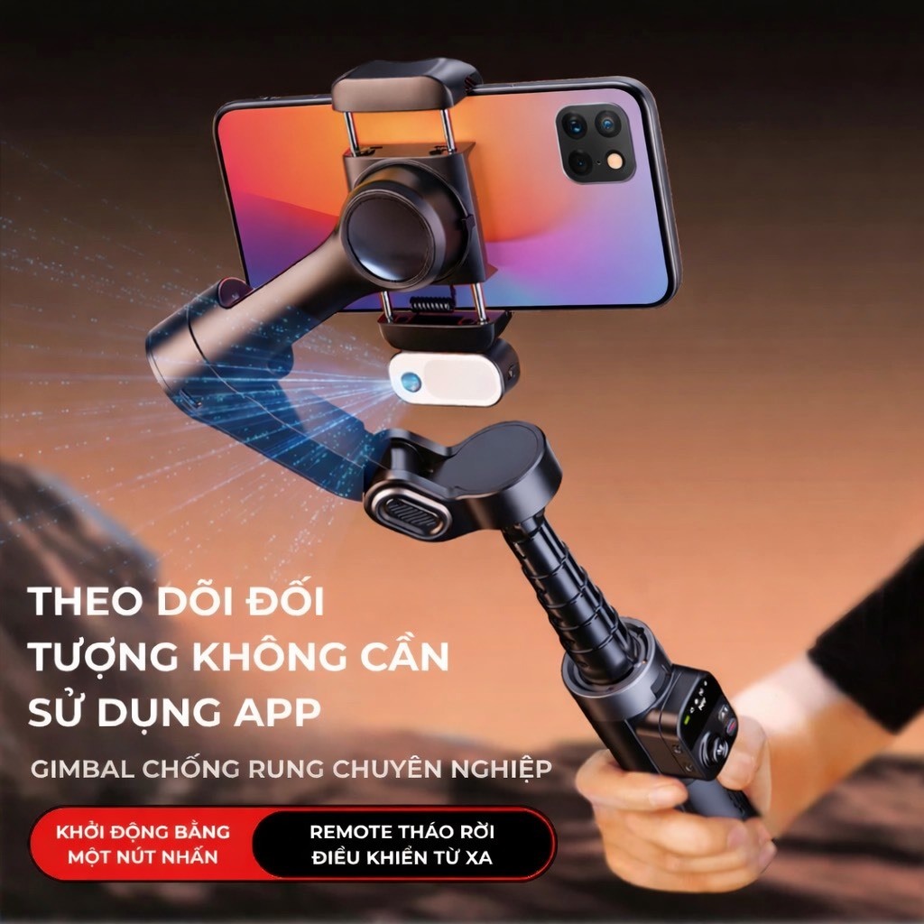 Gimbal SMART X3 cao cấp, Gimbal chống rung cho điện thoại hỗ trợ quay phim, chụp ảnh chuyên nghiệp | BigBuy360 - bigbuy360.vn
