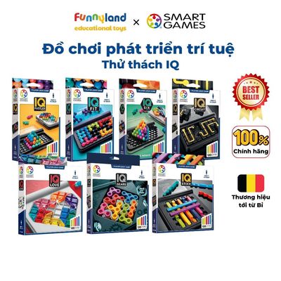 Đồ chơi trí tuệ thử thách IQ SmartGames gồm 120 thử thách giúp bé phát triển tư duy toàn diện