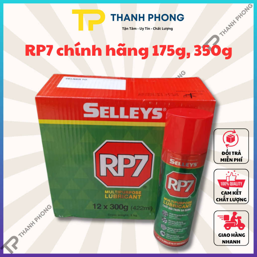 Dầu RP7 bôi trơn đa năng/chống rỉ sét chính hãng SELLEYS - NIPPON (175g, 350g) Cửa Hàng Thanh Phong