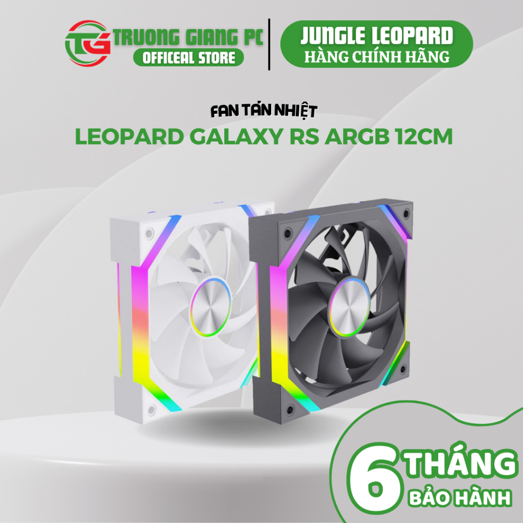 [NEW CHÍNH HÃNG] Fan Case Leopard Galaxy RS ARGB 12cm - BẢO HÀNH 6 THÁNG