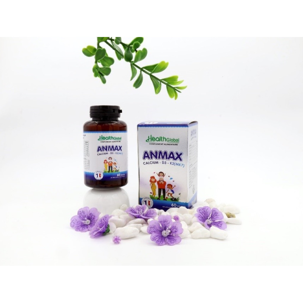 ANMAX HeathGlobal giúp bổ sung canxi hữu cơ 50 viên nhập khẩu từ Pháp