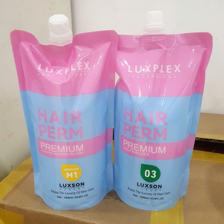 Thuố duỗi tóc LUXSONS A86 Safe uốn không mềm hoá hương dâu PH7.5 -- 1000ml