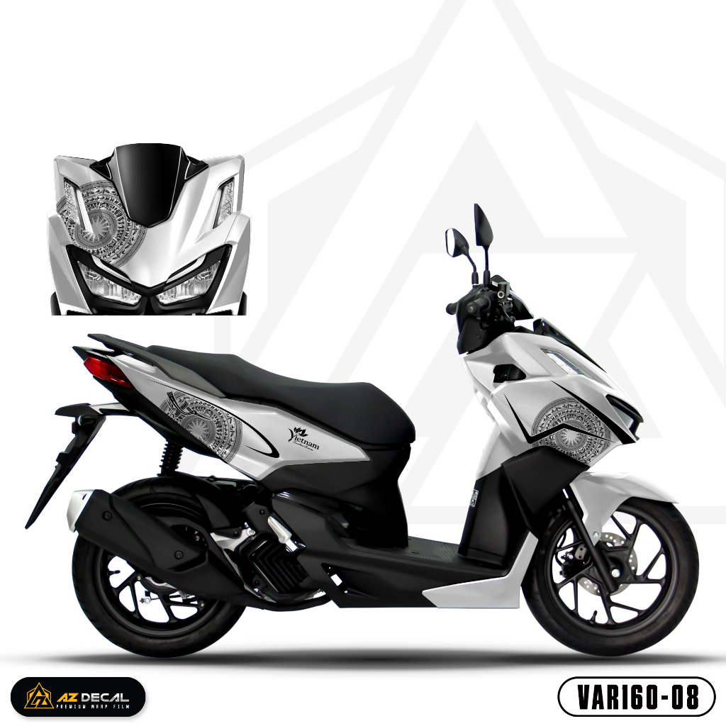 Decal Rời Dán Xe Vario 160 2023 | VAR160-08 | Team Tem Hình Dán Xe Máy Chống Thấm Nước, Chống Xước