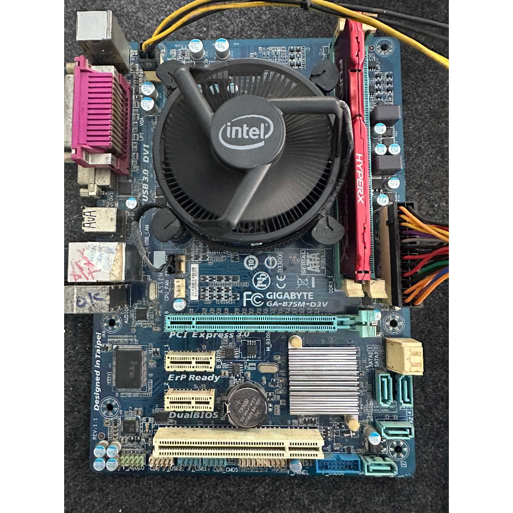Mainboard Gigabyte B75 i7-2600 RAM HyperX 8GB [QSD]