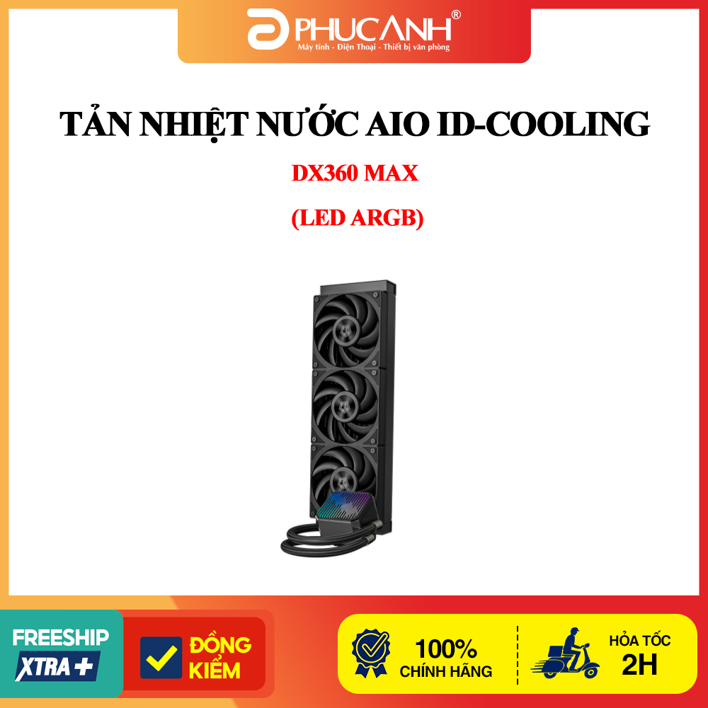 Tản nhiệt nước AIO ID-COOLING DX360 MAX (LED ARGB)
