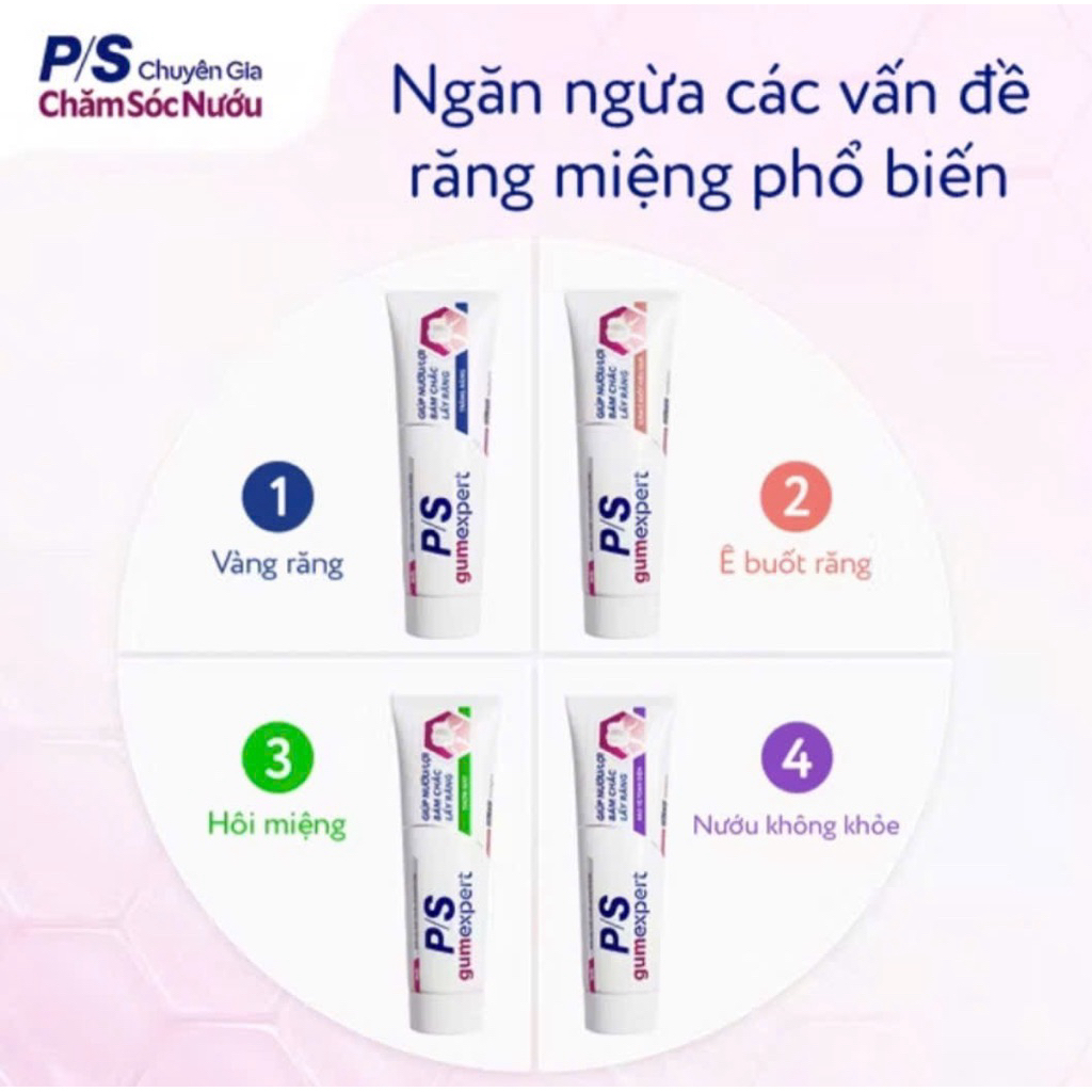 Kem đánh răng PS gum Expert 100g /150g