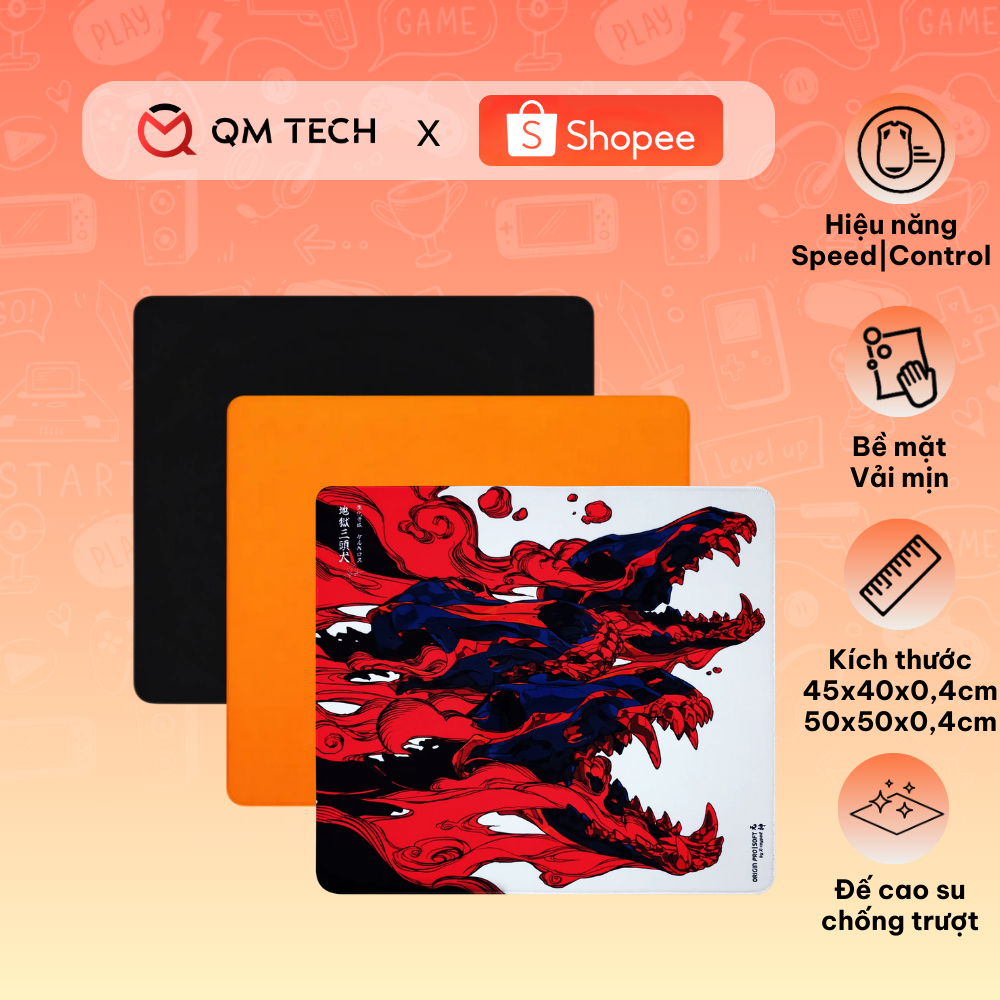 Pad chuột chơi game TERU x X-Raypad ORIGIN PRO - QMTECH STORE