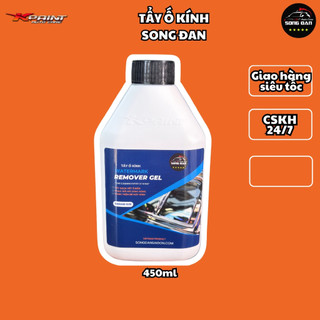450ml Gel tẩy ố Kính Ô Tô Song Đan, tẩy màng dầu, Ố kính, cặn canxi  [ không dùng cho gương, không tẩy cặn vôi hóa ]