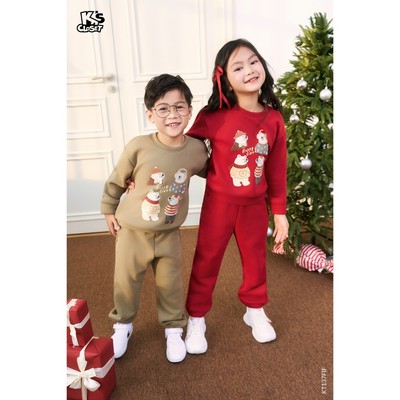 Bộ Quần Áo Jumper K'S CLOSET Chất Liệu Nỉ Lông Dành Cho Bé Trai Và Bé Gái Từ 10-55kg (2-14 Tuổi) KT111FOF, KT137FIF