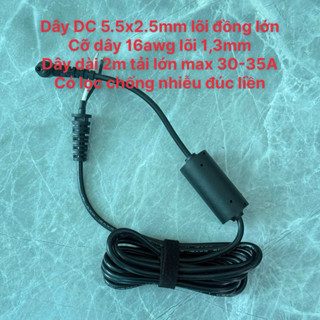 Dây rắc nguồn cam DC Camera (Jack Đực) 2dây