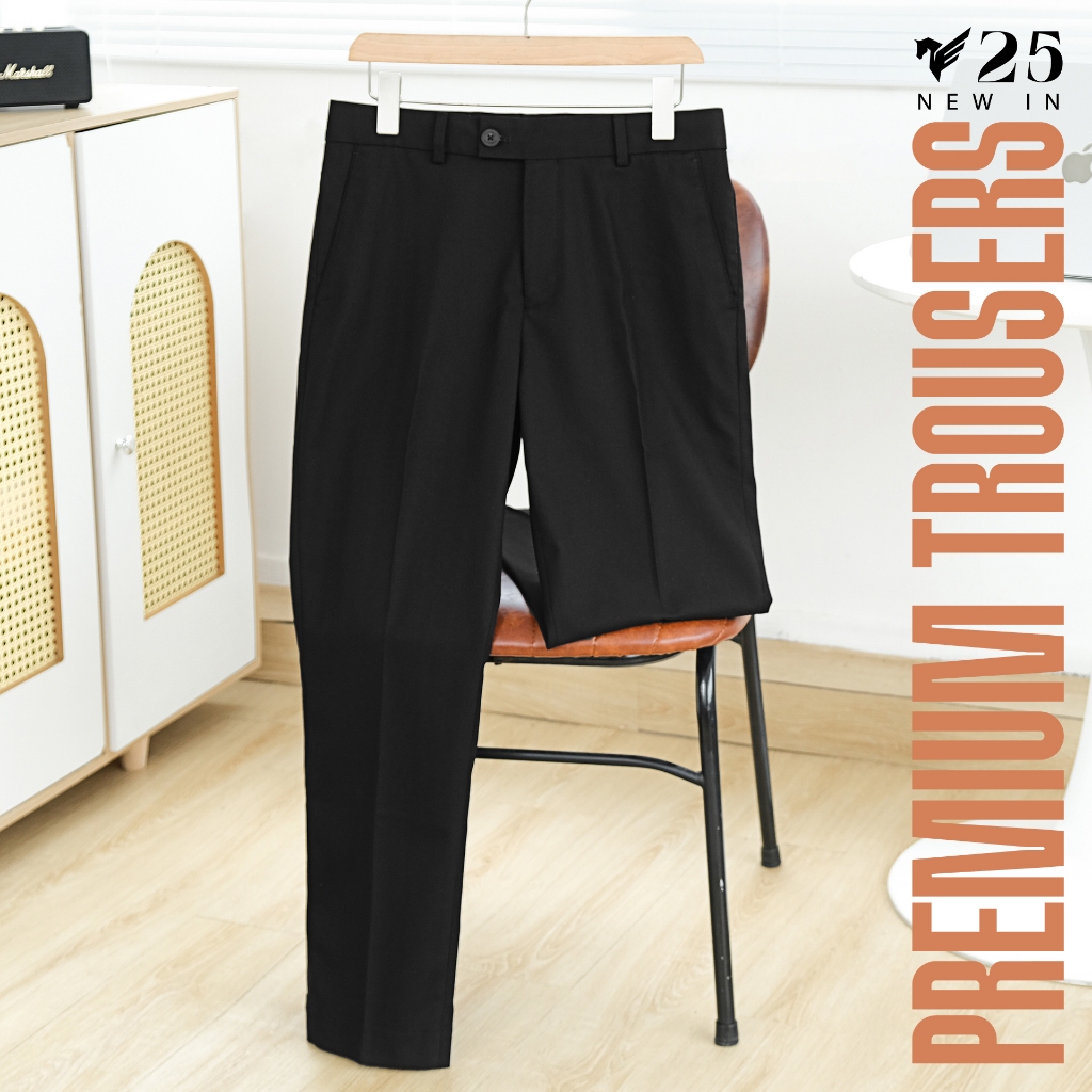 Quần âu PREMIUM TROUSERS TORANO regular cạp lót in logo chất liệu cao cấp, co giãn nhẹ và thoáng khí GABT003 | BigBuy360 - bigbuy360.vn