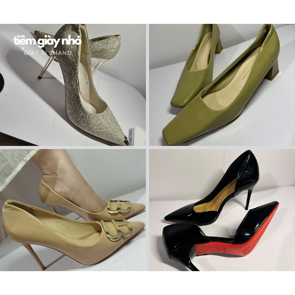 Siêu phẩm cao hót 2hand, giày si nữ xịn, giày mới 99%. hàng đẹp hơn hình, Giày si tuyển Vip | tiemgi
