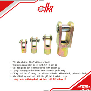 Đầu Y xi lanh hơi SC Đế xy lanh hơi - Đầu Y gắn xi lanh 32 40 50 63 80 100
