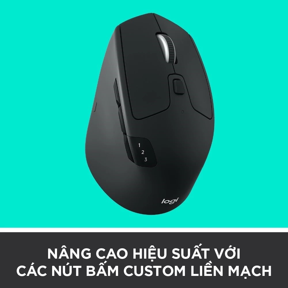 Chuột không dây đa thiết bị LOGITECH M720 Bluetooth