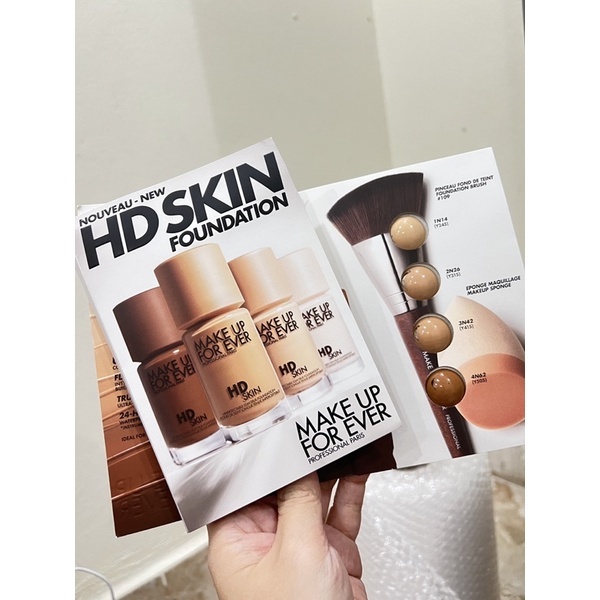 [ Sample 4 ô * 0.63ml ] Kem Nền MUFE For Ever HD Skin Foundation