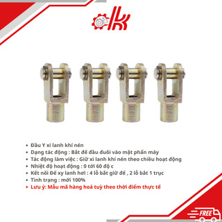 Đầu Y xi lanh MAL - Đầu gắn xi lanh tròn mal 16 20 25 32