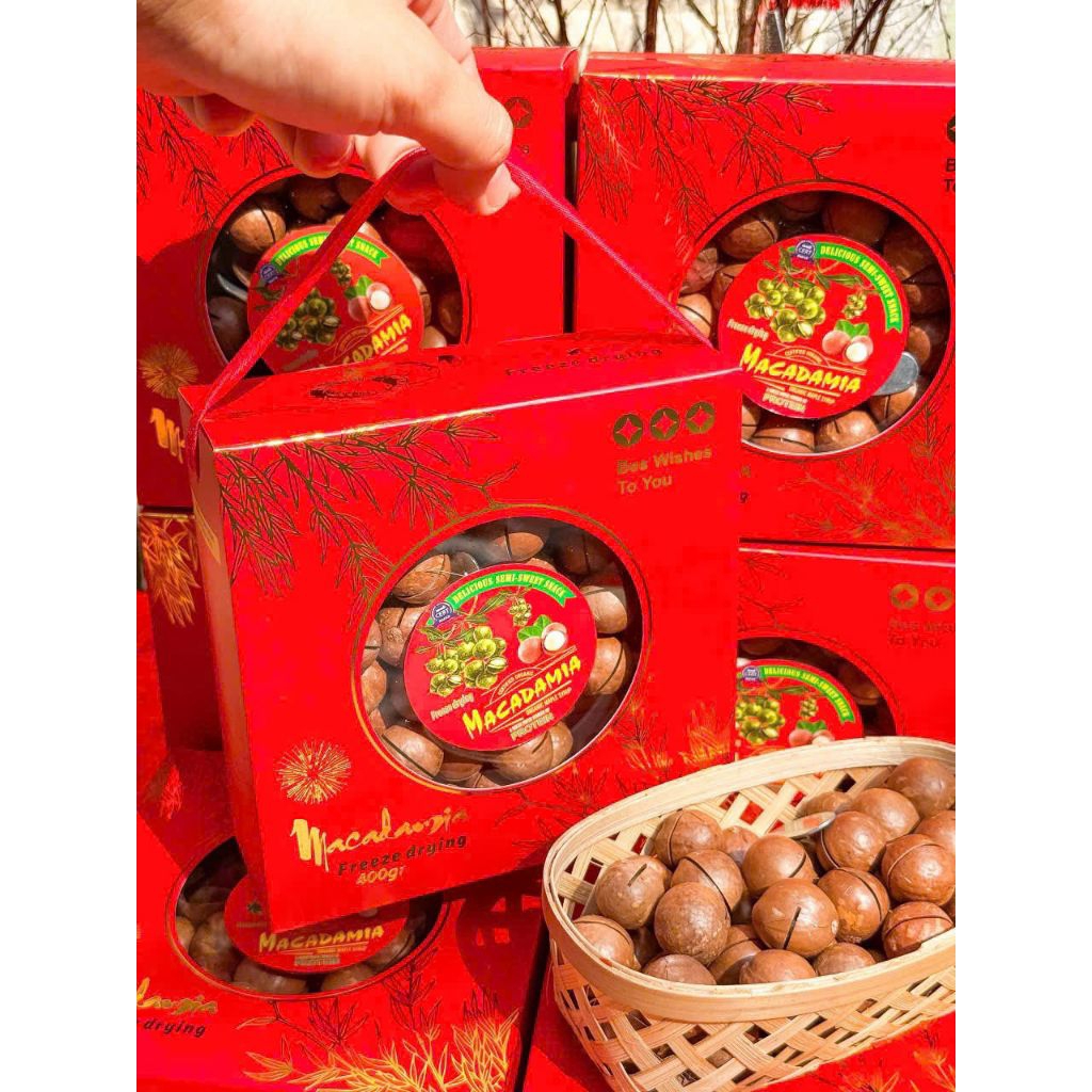 HẠT MẮC CA HỘP ĐỎ TẾT 400G