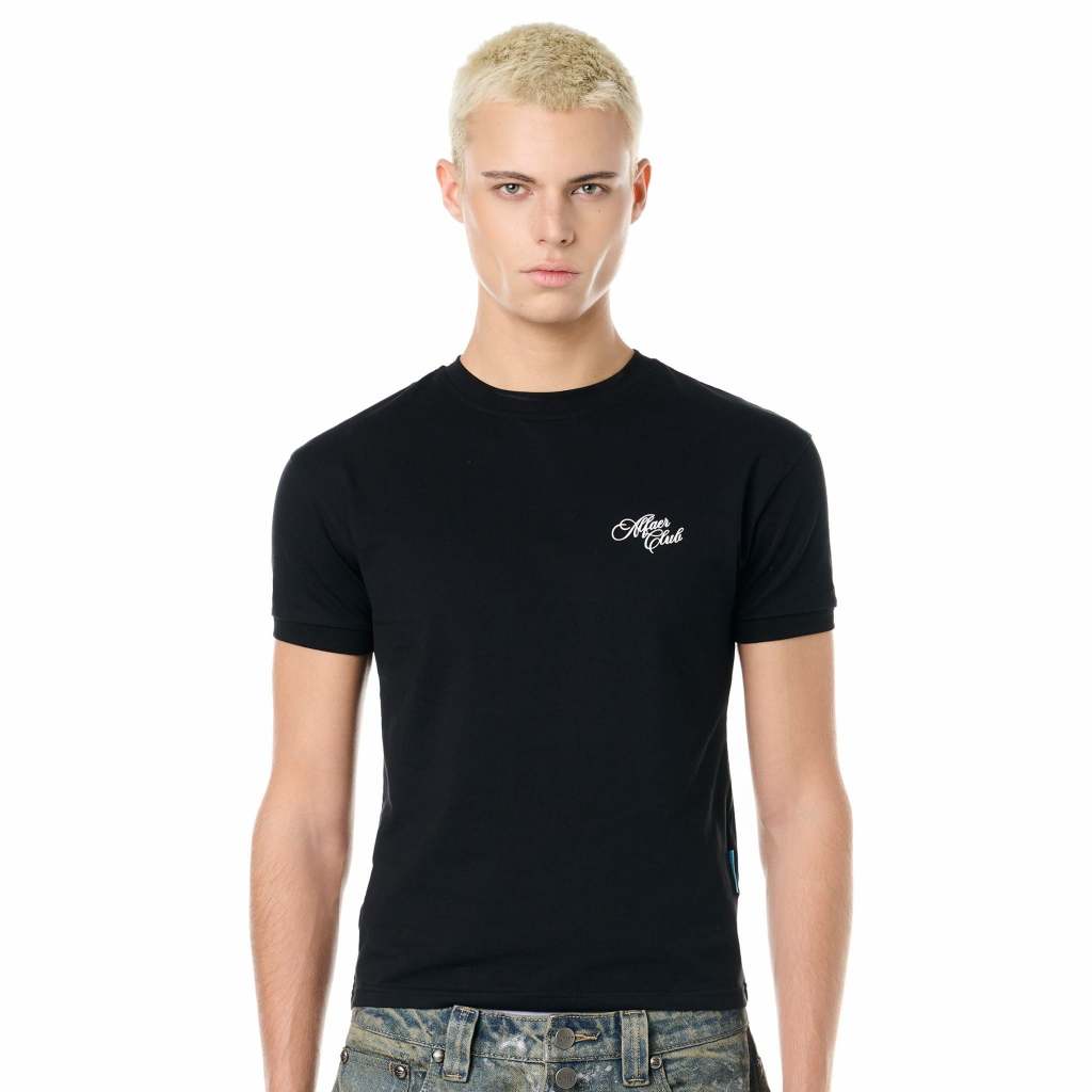 ÁO ·"ALFAER" CLUB FIT T-SHIRT - BLACK