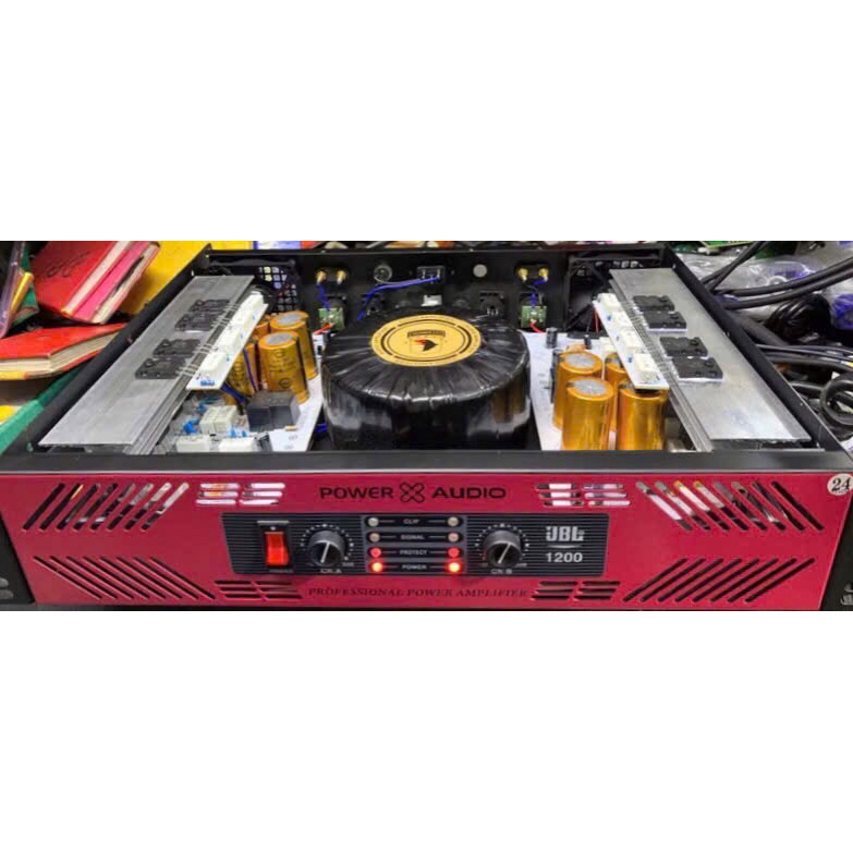 Cục Đẩy 2 Kênh JBL 1200. 24sò